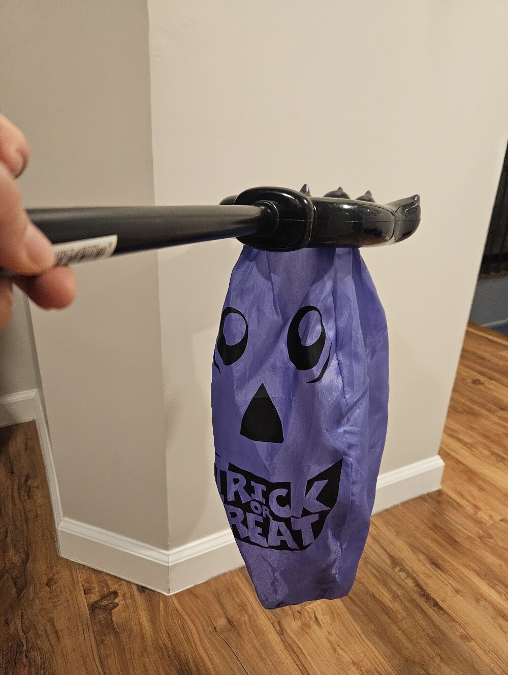Purple Trick-or-Treat Halloween Candy Bag